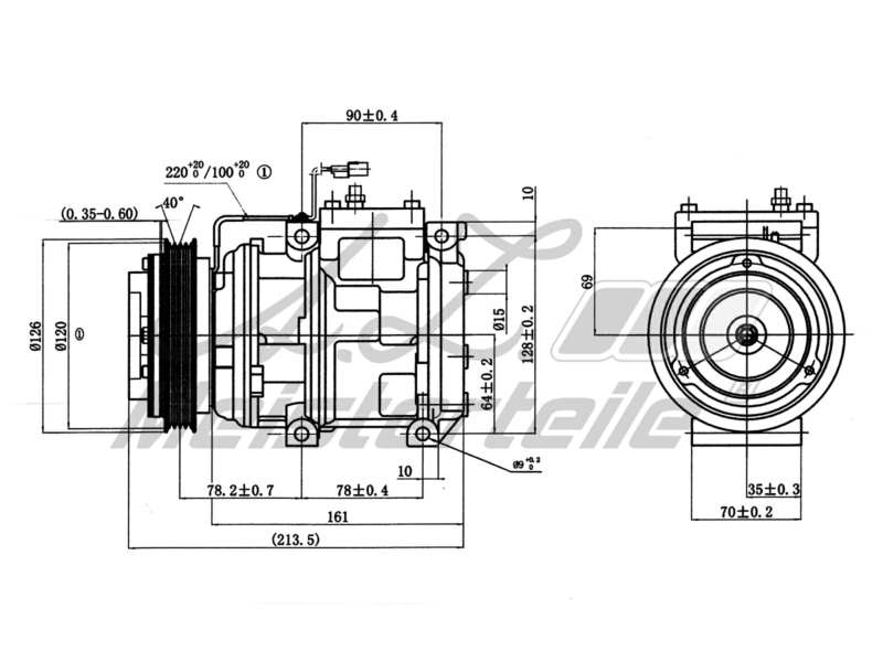 Air conditioning compressor